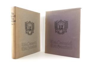 Schneider, Siegmund; Imendörffer, Benno (Hrsg.). Mein Österreich, mein Heimatland. Illustrierte Volks- und Vaterlandskunde des Österreichischen Kaiserstaates. Band 1 und Band 2.