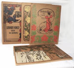Liebhaberkünste. Zeitschrift für häusliche Kunst 1898, 1. bis 4. Quartal. VII. Jahrgang. Ausgabe mit farbigen Tafeln.