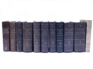 Wiedemann, G. und E. (ab Band 21 der vierten Folge Wilhelm Wien u. Max Planck). Annalen der Physik und Chemie (ab Band 77 [1900] Annalen der Physik). Neue Folge Band 18 (1983) - Bd. 69 (1899) durchge...