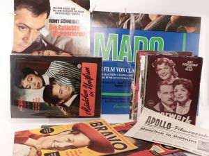 Schneider, Romy. Sammlung von 281 Memorabilien.