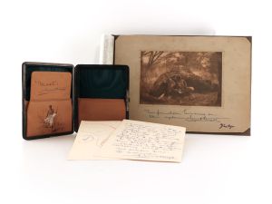 Paulitschke, Philipp. Konvolut Kleinschriften + Memorabilien + AUTOGRAPHEN: Der geographische Congress in Venedig (15.—22. September 1884), in Petermanns Mitteilungen, Jg. 1881. // Der zweite Deutsc...