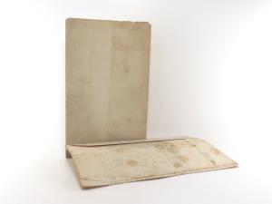 Kranner, Johann. Kalligraphisches Gesuch um Verleihung des Titels eines &quote;kaiserlichen und königlichen Hofsteinmetzmeister&quote;