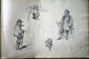 Kinsky, Ferdinand. Ferdinand Kinsky: Von Mailand nach Matzen heimgekommen - 1840. Er diente bei Sardinien Husaren in Italien von 1833 bis 1840. Starb nach schweren Leiden in Kloster Neuburg im Decembe...