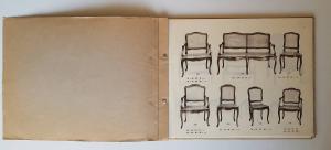 Stilmöbel-Katalog m. Preislisten. Buckenmeyer Frères S.A. Stilmöbelfabrik, Selestat, Frankreich.