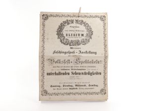 Daum. Wiener Faschingsspaß-Ausstellung mit explodirenden Volksfest-Spektakeln!!