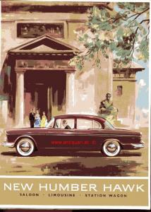New Humber Hawk - Saloon, Limousine, Station Wagon.
