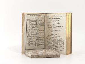 Gothaischer genealogischer Hof-Kalender auf das Jahr 1828.
