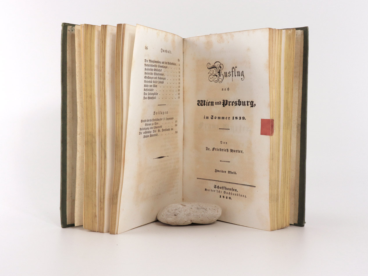 Hurter, Friedrich (Emanuel von). Ausflug nach Wien und Presburg, im Sommer 1839.