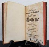 (Hahn, P. Modest). Des berühmten Predigers Gerundio von Kampazas sonst Gerundio Zotes Lotterie für die Herren Prediger 1777.