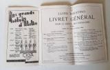 Lloyd Triestino: Livret Général pour le Service des Passagers. No. 22 F. (valable du 1er Janvier au 30 Juin 1930).