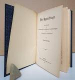 Kautsky, Karl. Die Agrarfrage: Eine Uebersicht über die Tendenzen der modernen Landwirthschaft und die Agrarpolitik der Sozialdemokratie.