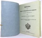Instruction über die Ausgabe der Feuergewehre aus den Zeughäusern an die Truppen, über die Abgabe derselben von den Truppen an die Zeughäuser und über die Classificirung jener, welche durch die Z...