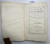 Voltaire. L' A, B, C, Dialogue curieux