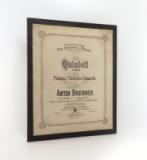 Bruckner, Anton. Quintett F-dur für 2 Violinen, 2 Bratschen und Violoncello von Anton Bruckner.