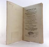 Leopold II, Römischer Kaiser, als König von Ungarn. Articuli dominorum praelatorum, baronum, magnatum, et nobilium, caeterorumque statuum, et ordinum, regni Hungariae, …