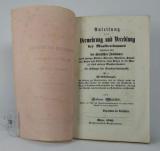 Wojtischek, Ferdinand. Anleitung zur Vermehrung und Veredlung des Maulbeerbaumes, besonders aber des chinesischen Loubaumes