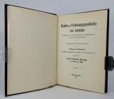 Doering, Ernst Friedrich. Studien zur Verfassungsgeschichte von Leicester. - WIDMUNGSEXEMPLAR -