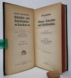 Rheinhardt, Paul Gustav (Red.). Deutsch-österreichisches Künstler- und Schriftsteller-Lexikon. 1 Band: Biographien der Wiener Künstler und Schriftsteller. 2. Band: Biographien und Bibliographie der...