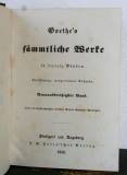Goethe's sämmtliche Werke in vierzig Bänden.