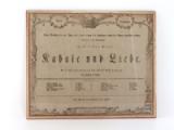 Schiller, Friedrich v. Kabale und Liebe. Theaterzettel zur Wiener Erstaufführung 1808.