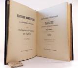 Schatz, E. II. Theil. Die Familien und Gattungen der Tagfalter systematisch und analytisch bearbeitet von Dr. E. Schatz nach dem Tode des Verfassers fortgesetzt von j. Röber.
