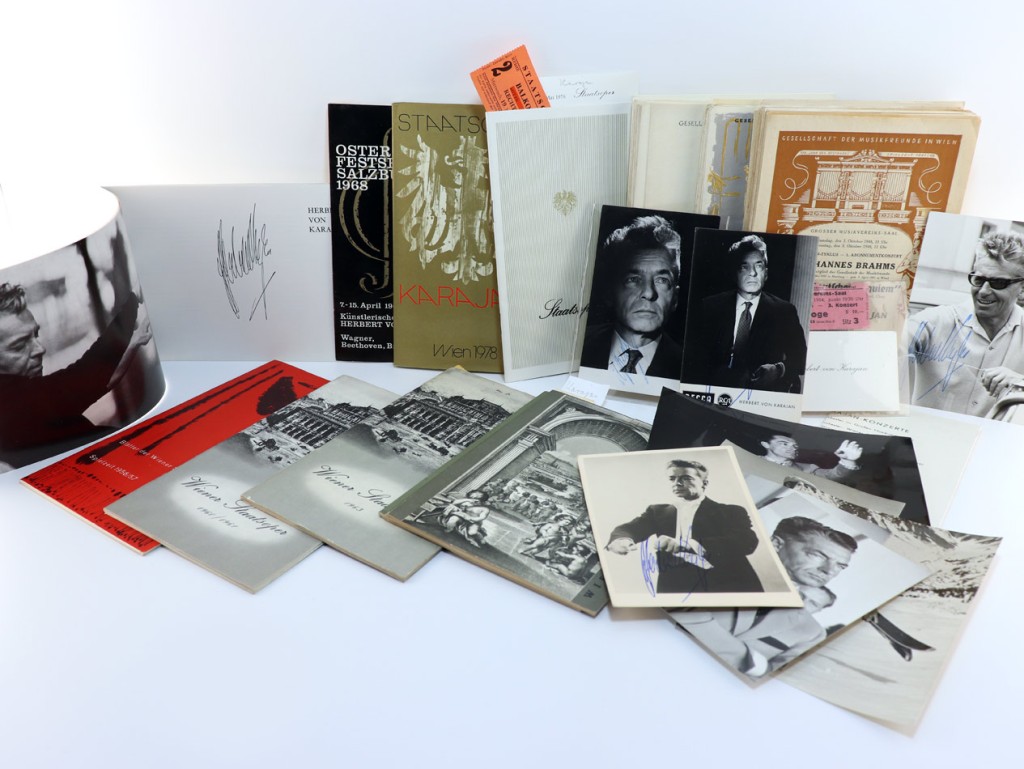 Dirigenten-Memorabilien.