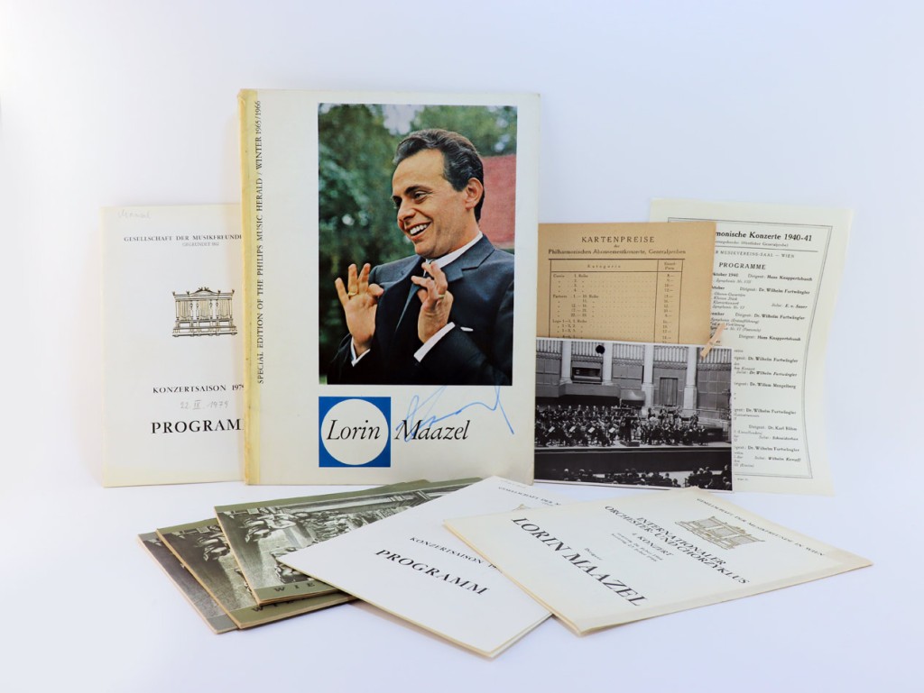 Dirigenten-Memorabilien.