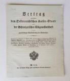 Franz der I., Kaiser von Österreich. Vertrag zwischen dem Oesterreichischen Kaiser-Staate und der Schweizerischen Eidgenossenschaft wegen gegenseitiger Auslieferung der Verbrecher.