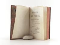 Erasmus von Rotterdam. Éloge de la Folie nouvellement traduit du Latin d Érasme par M. de la Veaux.