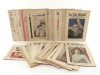 Garleutner, Josef (Hrsg.) und Moriz Mazak (Hrsg.). 1: Das kleine Witzblatt. 24 Hefte zwischen 1897 und 1903; 2: Wiener kleines Witzblatt. 12 Hefte zwischen 1901 und 1903.