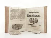 Kurtze, doch Vollkommene Nachricht von der Wahl und Crönung eines Röm. Königs und Kaysers: worinnen von allen Curialien, Ceremonien und Geprängen, so man zufolge der guldnen Bulle Carls des IV. un...