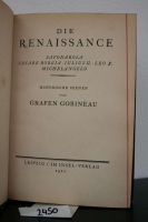 Gobineau, Grafen. Die Renaissance. Historische Szenen.