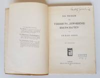 Semon, Richard. Das Problem der Vererbung &quote;erworbener Eigenschaften&quote;.