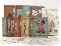 Köhler, Mela. 15 Konegens Kinderbücher mit Titelillustrationen von Mela Köhler + 13 von ihr illustrierte Postkarten.