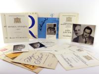 Dirigenten-Memorabilien.