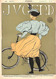 Jugend. Münchner illustrierte Wochenschrift für Kunst und Leben. Jg. 1896 1. Jg., Nr. 29 - 18. Juli Titelblatt von Karl Bauer, München [Fahrrad] EUR 29,00	Bestellnr.:	 j 9612d