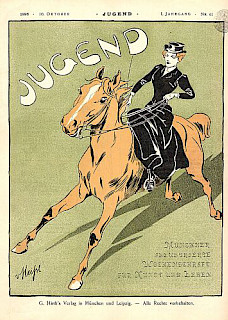 Jugend. Münchner illustrierte Wochenschrift für Kunst und Leben. Jg. 1896 1. Jg., Nr. 41 - 10. Oktober Titelblatt von August v. Meissl EUR 15,00	Bestellnr.:	 j 9624c