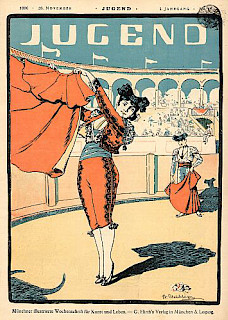 Jugend. Münchner illustrierte Wochenschrift für Kunst und Leben. Jg. 1896 1. Jg., Nr. 48 - 28. November Titelblatt v. Eduard Gabelsberger  EUR 7,00	Bestellnr.:	 j 9631b