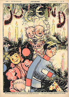 Jugend. Münchner illustrierte Wochenschrift für Kunst und Leben. Jg. 1896 1. Jg. Heft - Nr. 52 / 26. Dezember 1896 Titelblatt v. Arpad Schmidhammer EUR 15,00	Bestellnr.:	 j 9635